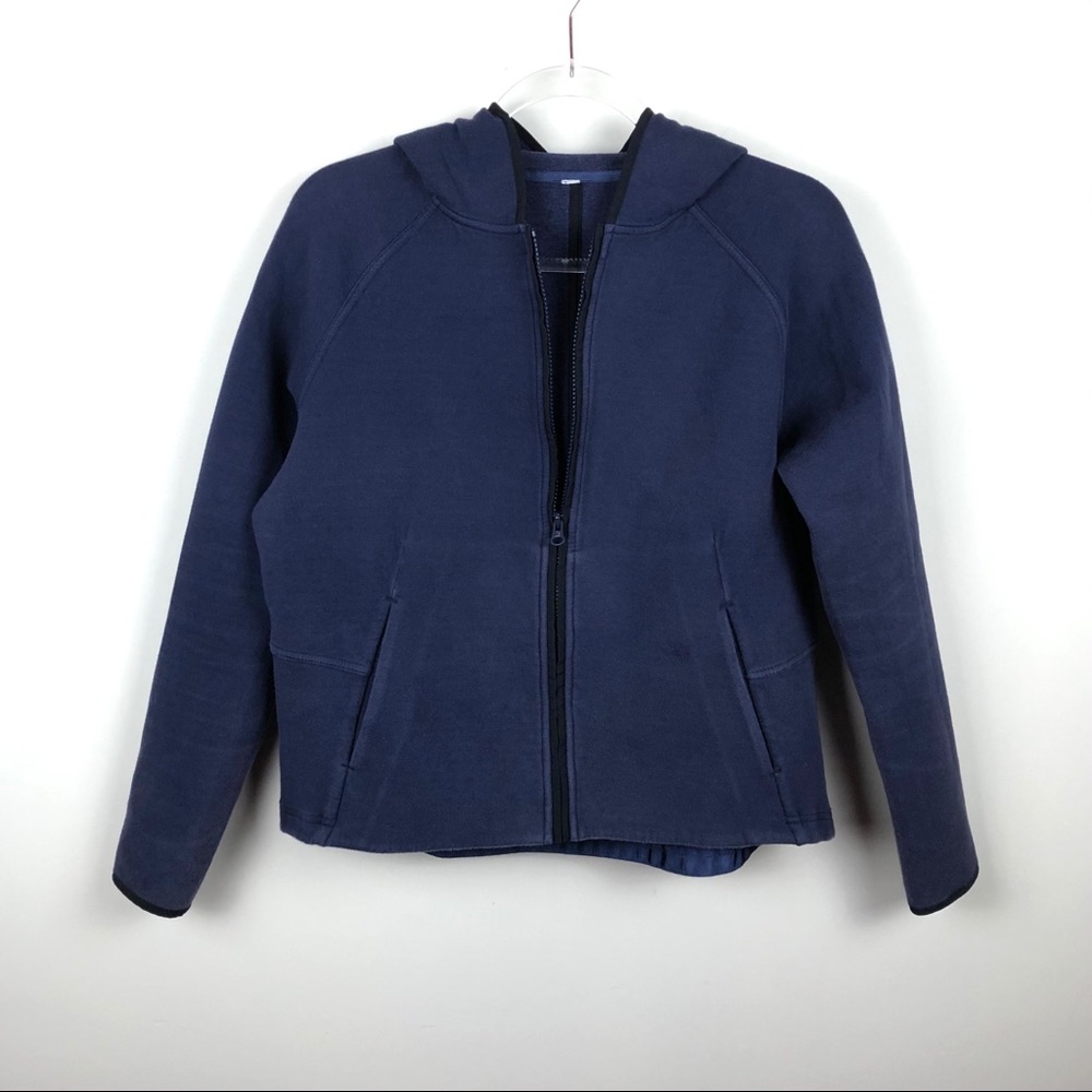 Lululemon City Bound Hoodie Deep Indigo Zip Up 10